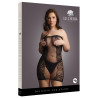 Le Désir Robe sexy Grande Taille Strapless - Noir